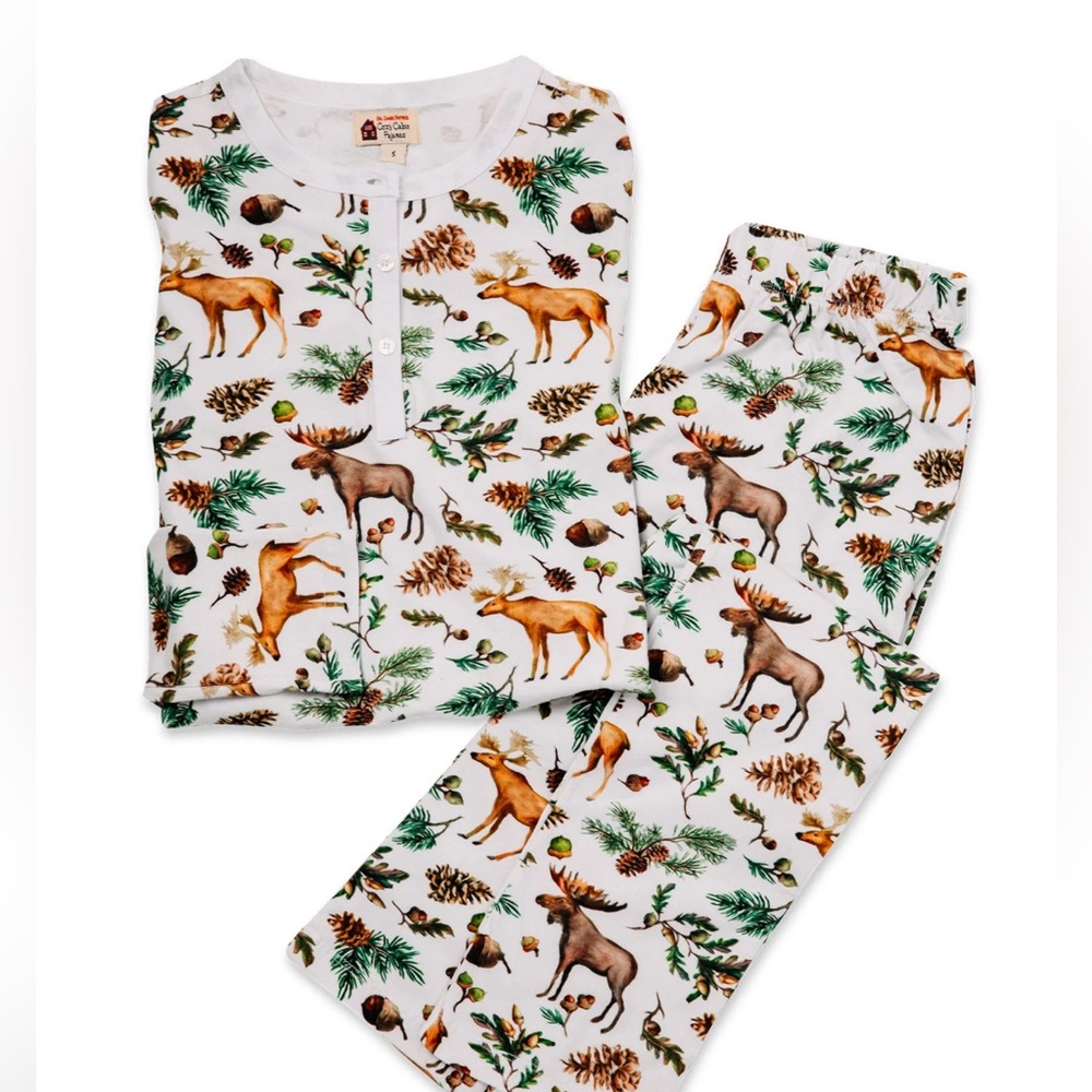 Kiel James Patrick kids moose pajamas for boys or girls